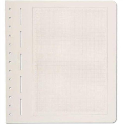 LIGHTHOUSE Blank album pages PRIMUS A, light grey with background grid – product image 1