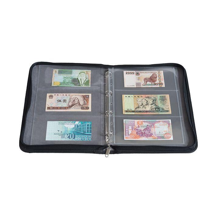 Ring binder folder KURT in GRANDE format, Brown