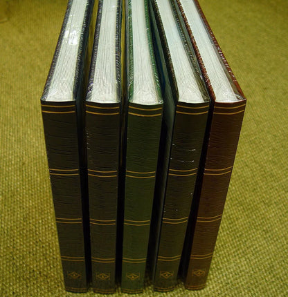 Stockbook COMFORT 32 White Page, Padded Leatherette ASSORTED COLOURS