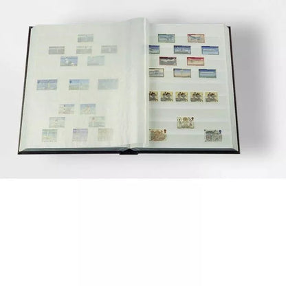 Stockbook COMFORT 32 White Page, Padded Leatherette ASSORTED COLOURS