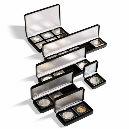 Single Coin Box NOBILE, for 5 QUADRUM, 50x50mm, black