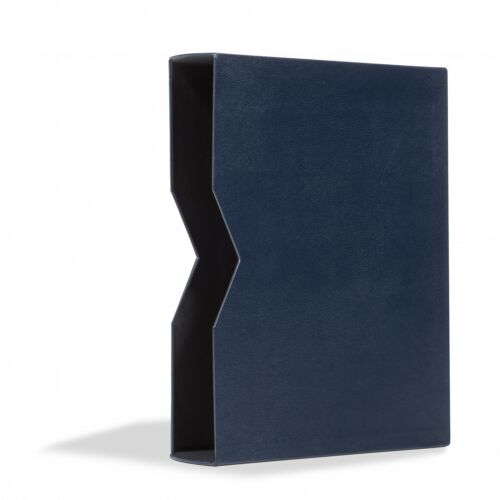 Slipcase for stockbook LEDER, blue