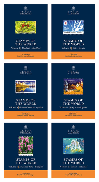 STANLEY GIBBONS 2024 Stamps Of The World - Set Of 6 Catalogues