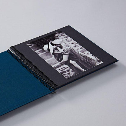 Photo Album, Spiral Bound, Piccolino, Black Pages Flamingo