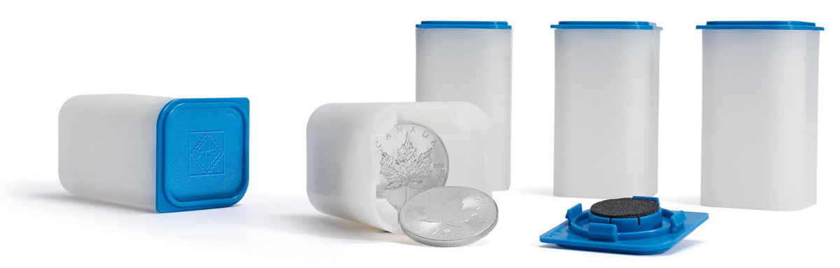 Stackable Square Sqube Coin Tube for 20 coins up to 40-41mm