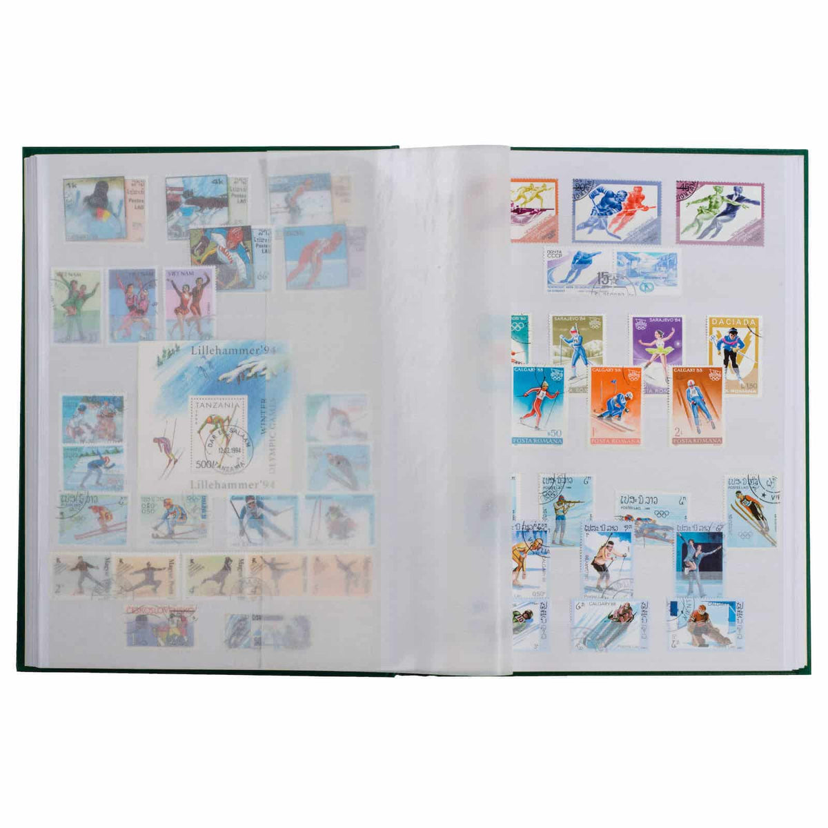Stockbook BASIC, DIN A4, 32 white pages, non-padded cover, blue