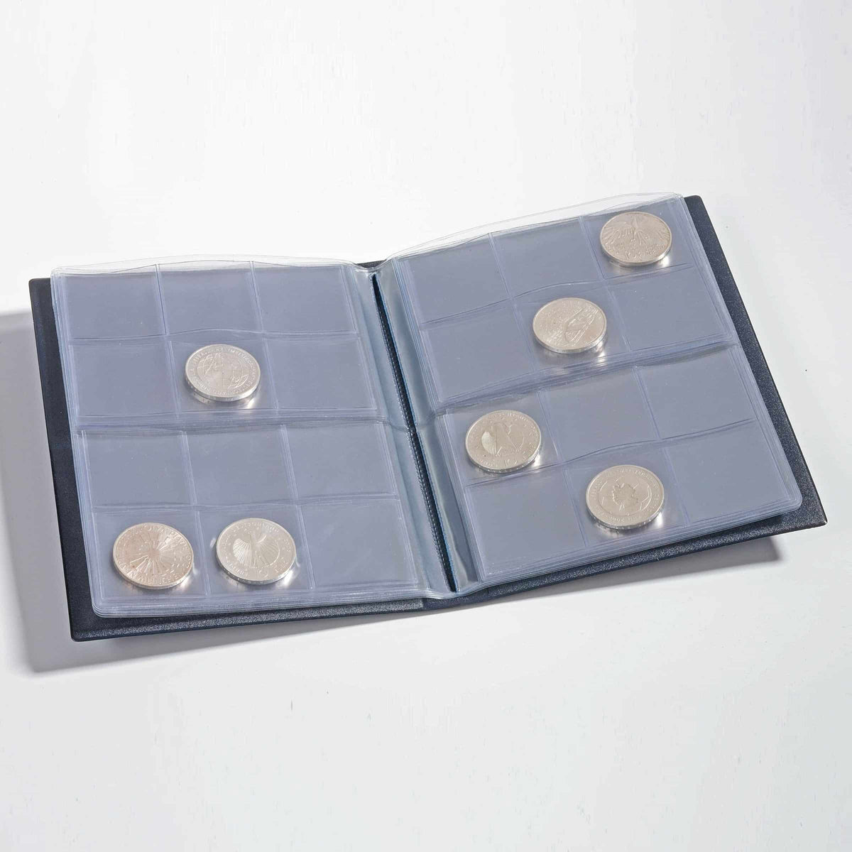 Pocket album ROUTE for 96 coins, blue