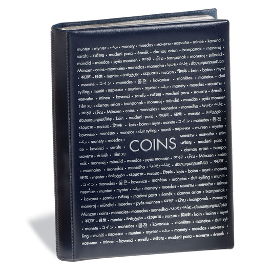 Pocket album ROUTE for 96 coins, blue