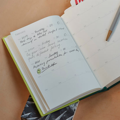 The Life in Your Years, 5-Year Book (A5), Forest Kiwi