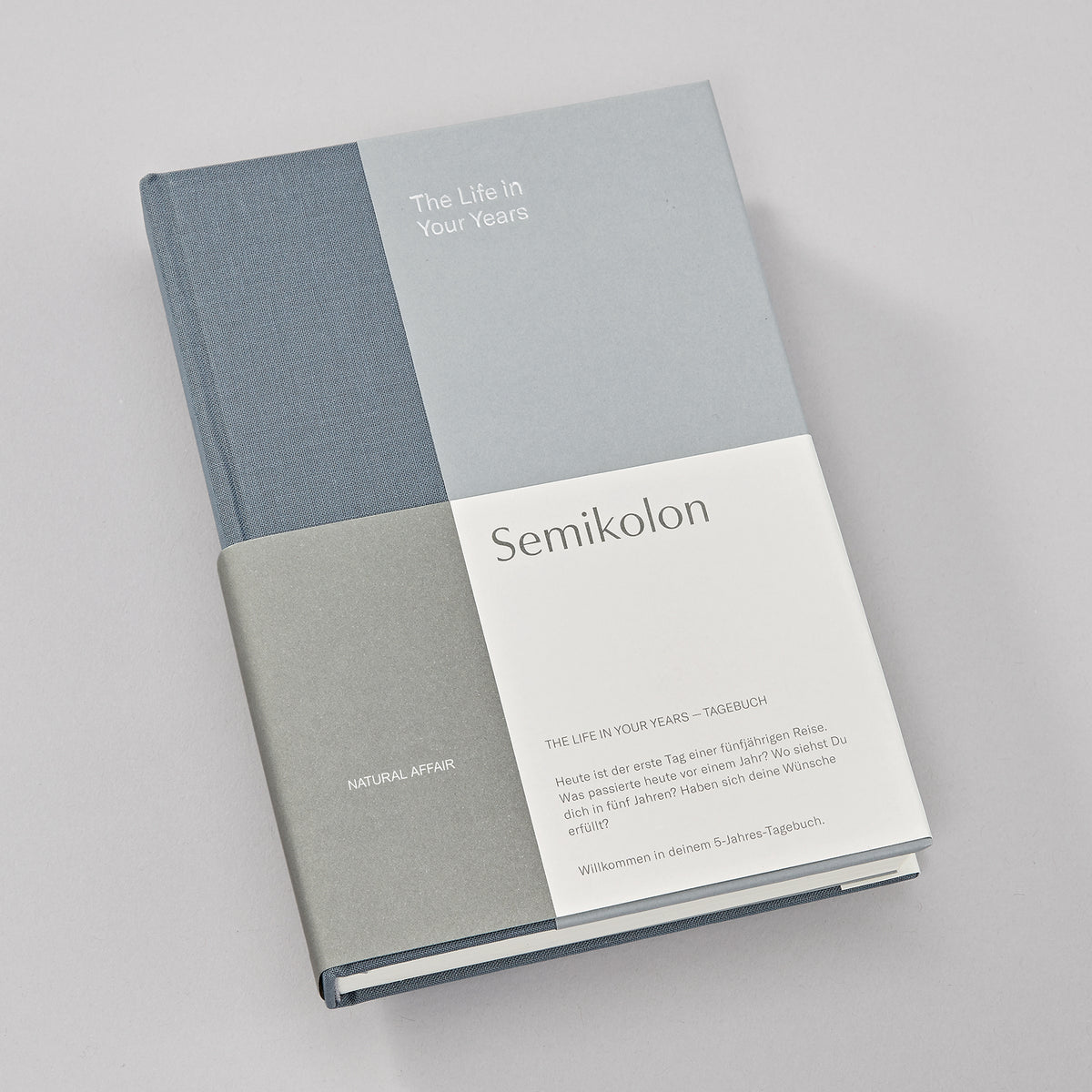 The Life in Your Years, 5-Year Book (A5), Sea Salt