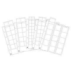 OPTIMA Coin Sheets mixed with pocket each OPTIMA 42, 27, 20, 34(2x)