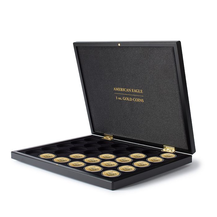 Volterra Uno - Coin box for 30 gold coins "American Eagle" in capsules